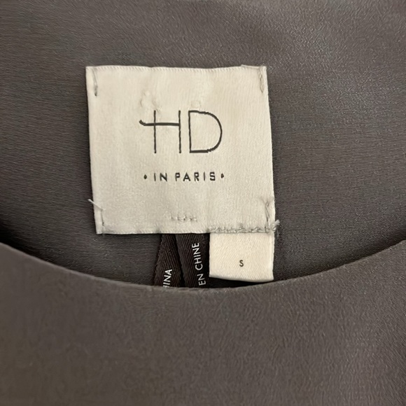 Anthropologie HD in Paris Silk Ruffle Top Sz S - Picture 2 of 4